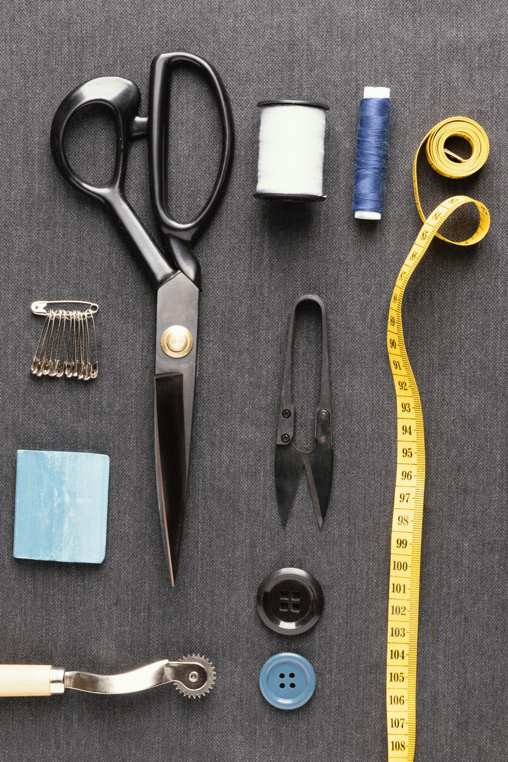 top-view-tailoring-items-arrangement