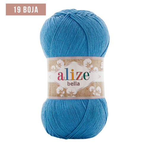 Alize Bella 245 pamučna vunica u tirkiznoj boji - Pozamanterija Duki